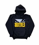 BAD BOY Logo yellow FOuTER KOuKOuLA - black